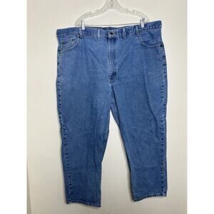 Carhartt Men’s Size 50x30 Blue Straight Leg Jeans Classic Style
